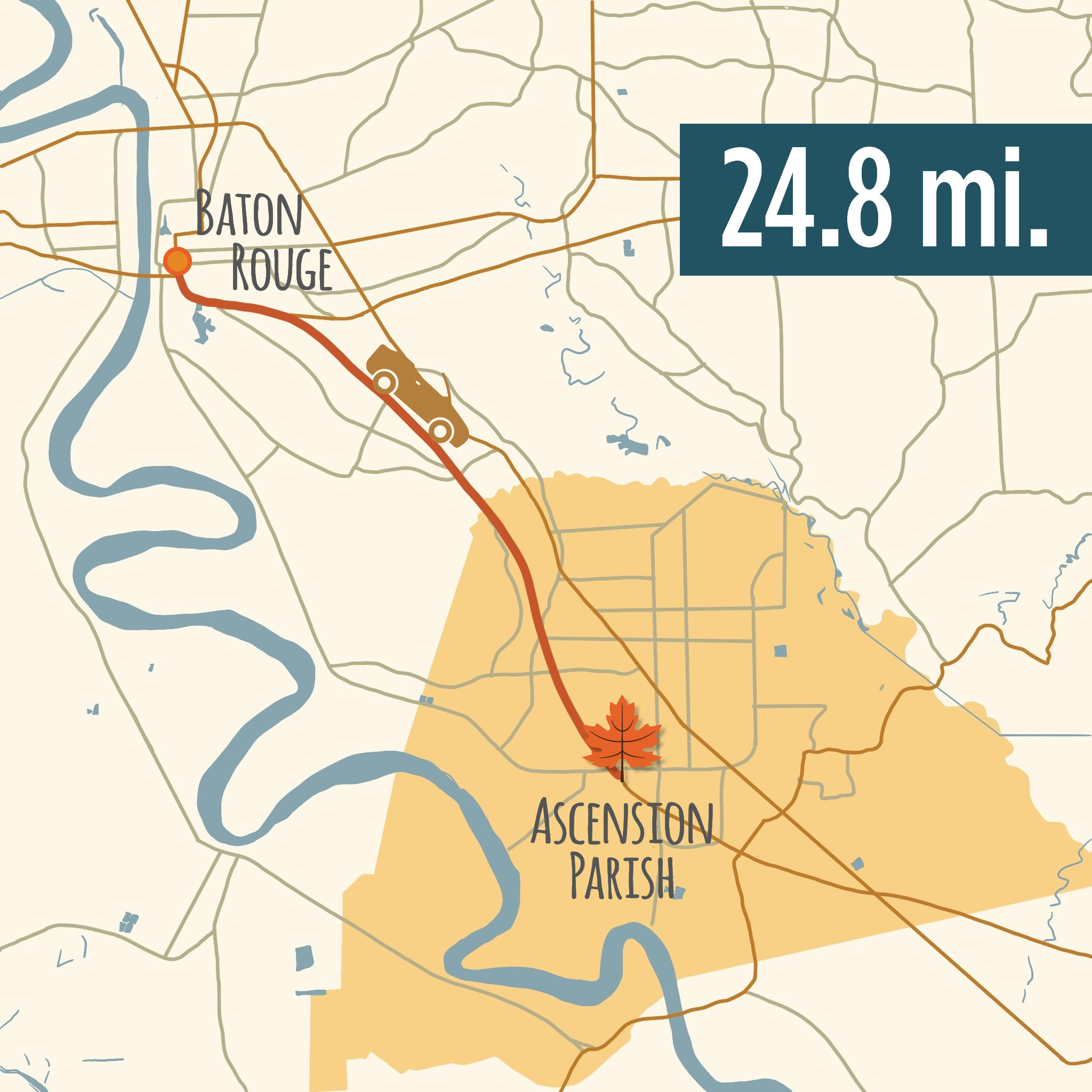 Ascension Parish Map FALL Final