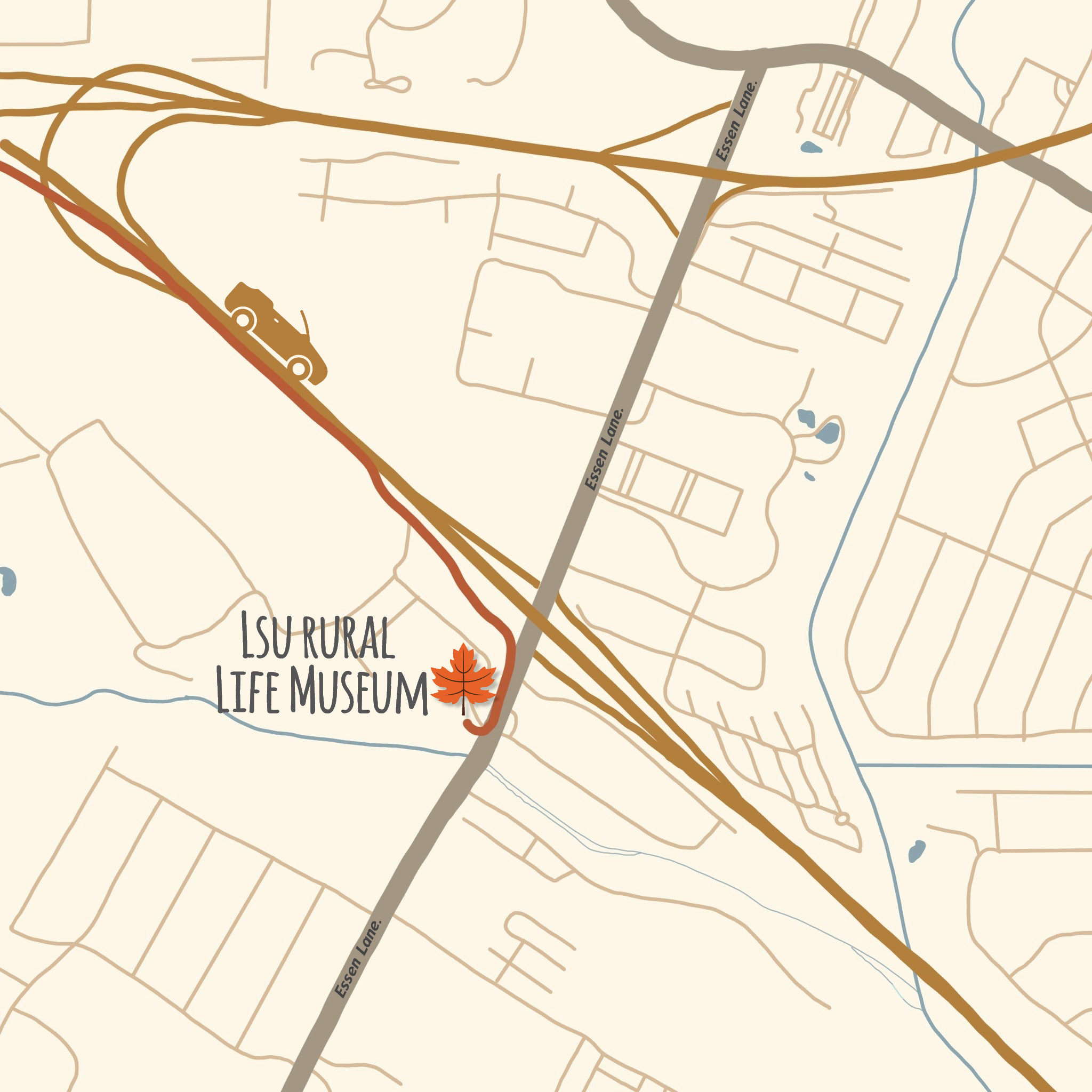 LSU rural life map FALL