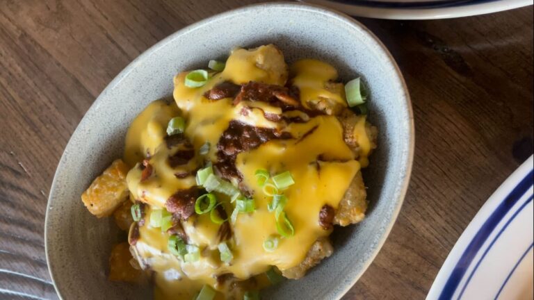 Overpass Merchant tots Camp Merch menu special