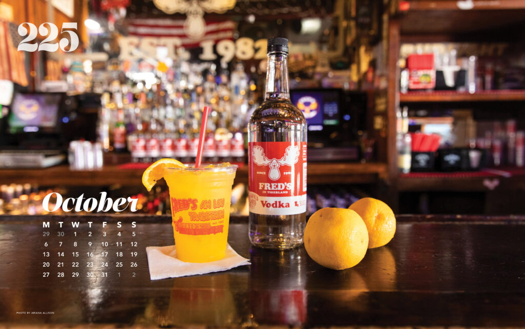 Photo at Fred's Bar with a cocktail on bar