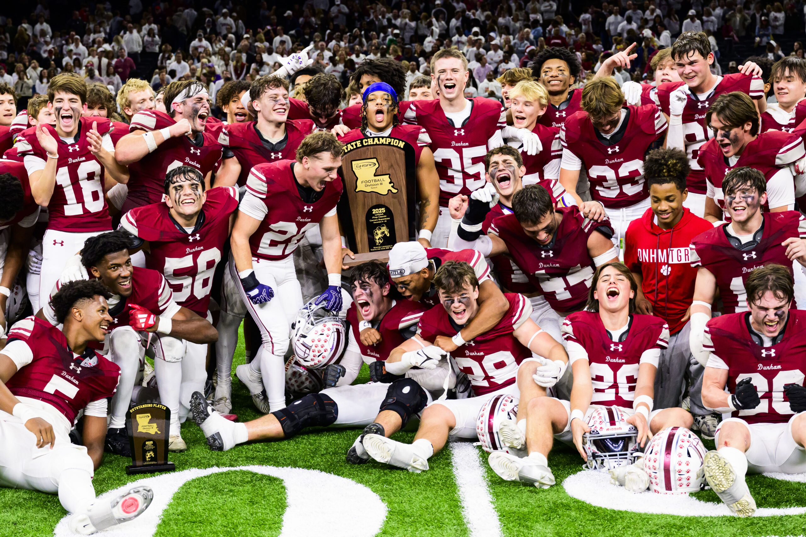 Baton Rouge’s Dunham Tigers bring home Division III state football championship